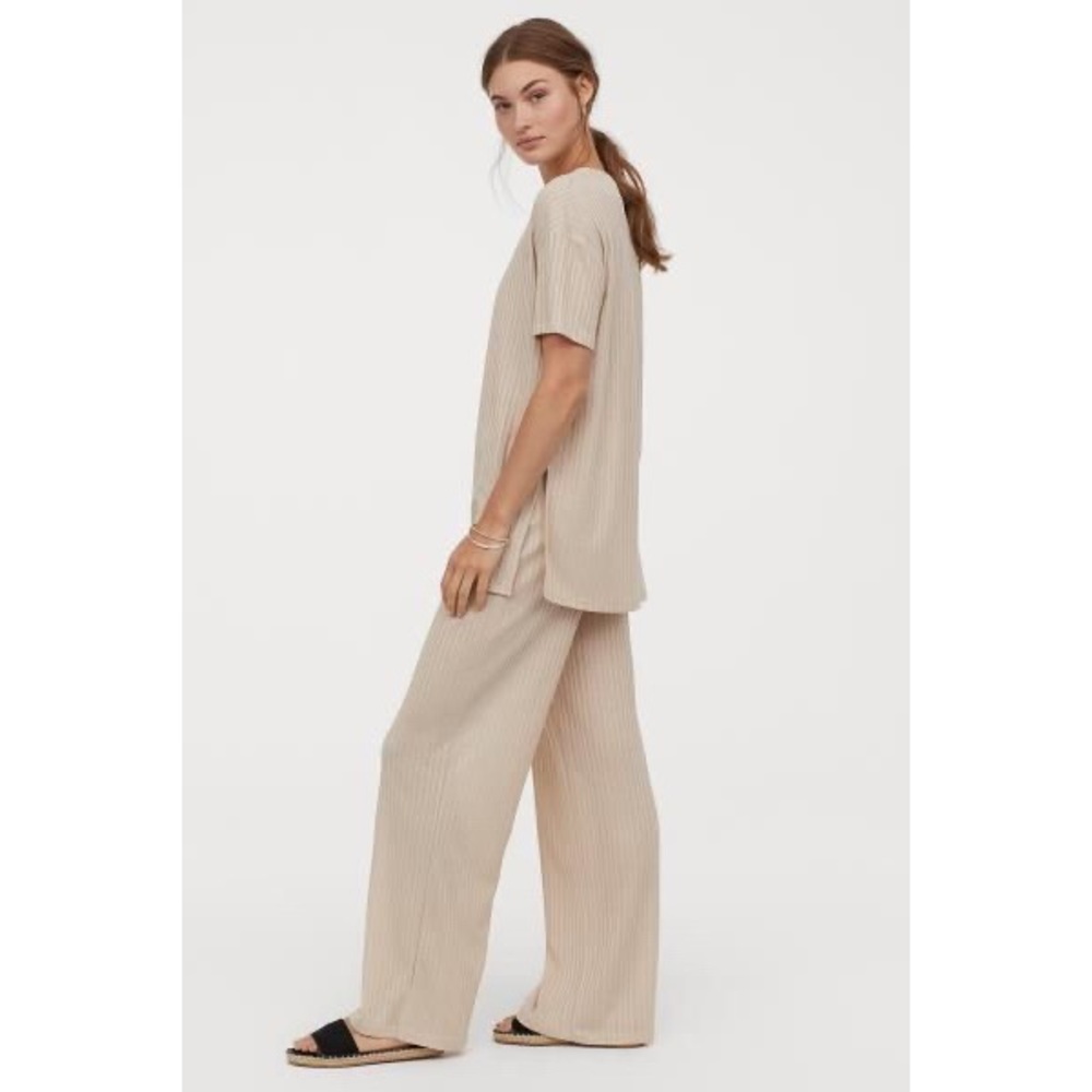 H&M rib-knit lounge set